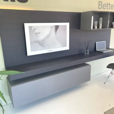 Parete attrezzata Parete tv pianca spazio laccato del marchio Pianca con uno sconto esclusivo