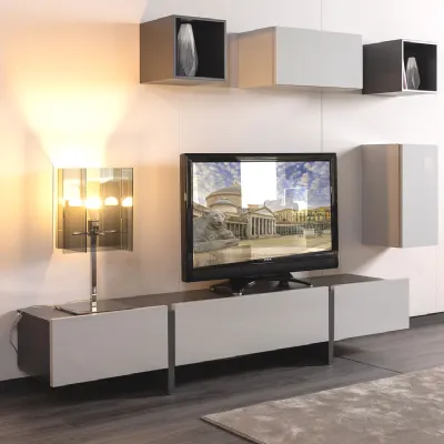 Parete attrezzata Plan 32 outlet dell'azienda Diotti.com con un ribasso esclusivo