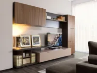 Parete attrezzata Plan 38 outlet della marca Diotti.com con un ribasso esclusivo