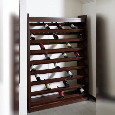 Parete attrezzata Porta bottiglie Artigianale in stile classica a prezzo ribassato