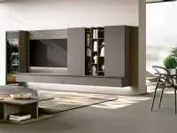 Parete attrezzata Qmc002 Imab in stile moderna a prezzo ribassato