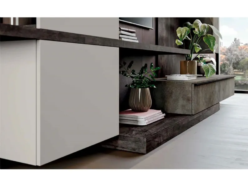 Parete attrezzata Qsm 610 di Imab in OFFERTA OUTLET