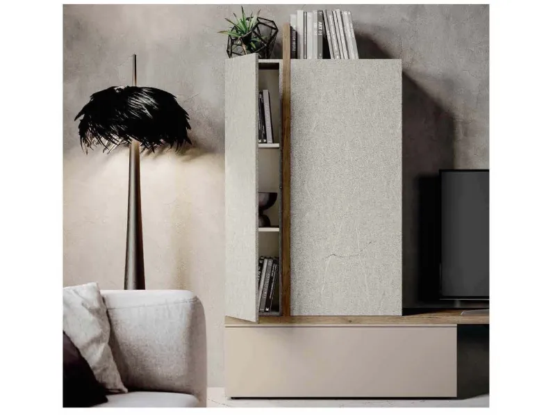 Parete attrezzata Qsm615 di Imab in OFFERTA OUTLET