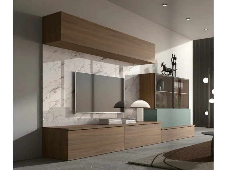 Parete attrezzata Revolution 409 di Collezione esclusiva in OFFERTA OUTLET