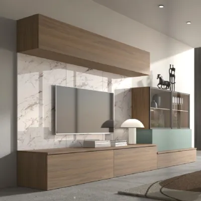 Parete attrezzata Revolution 409 di Collezione esclusiva in OFFERTA OUTLET