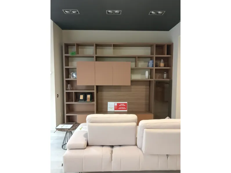 Parete attrezzata Seta  Maronese acf in stile design a prezzo scontato