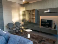 Parete attrezzata Skill Modulnova in stile design a prezzo ribassato