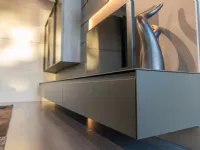 Parete attrezzata Skill Modulnova in stile design a prezzo ribassato
