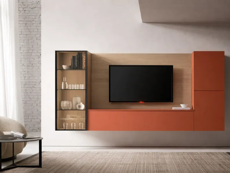 Parete attrezzata Skt10 di Tomasella scontata del 100%