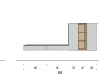 Parete attrezzata Skt11 di Tomasella scontata del 10%