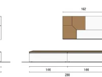 Parete attrezzata Skt19 dell'azienda Tomasella con uno sconto esclusivo