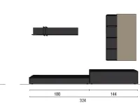 Parete attrezzata Skt26 di Tomasella scontata del 100%