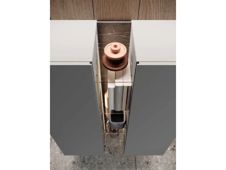 Parete attrezzata Skyline Astor mobili in stile moderna a prezzo scontato