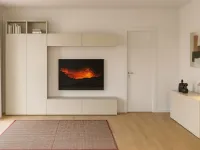 Parete attrezzata Soggiorno con madia  di Pianca in OFFERTA OUTLET