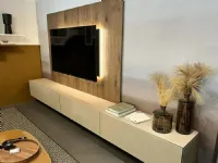 Parete attrezzata Soggiorno lago materia porta tv di Lago in OFFERTA OUTLET