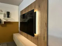 Parete attrezzata Soggiorno lago materia porta tv di Lago in OFFERTA OUTLET