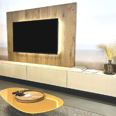 Parete attrezzata Soggiorno lago materia porta tv Lago in stile design a prezzo ribassato