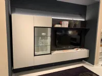 Mobile soggiorno modello Soggiorno vetrina brunito di Novamobili a PREZZI OUTLET