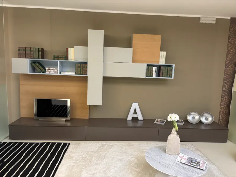 Parete attrezzata Spezio di Pianca in OFFERTA OUTLET