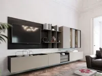 Parete attrezzata Story 1 Astor mobili in stile design a prezzo ribassato