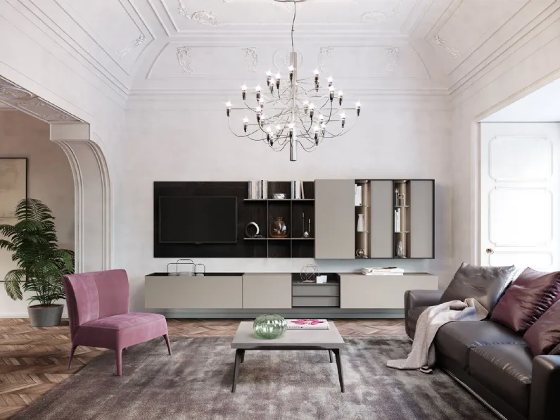 Parete attrezzata Story 1 di Astor mobili in OFFERTA OUTLET