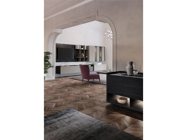 Parete attrezzata Story 1 di Astor mobili in OFFERTA OUTLET
