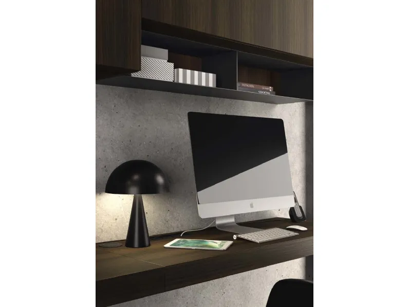 Parete attrezzata Vitality luce c14 Colombini casa in stile design a prezzo scontato