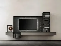 Mobile soggiorno modello Wallover cornice tv di Caccaro scontato -30%