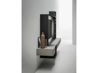 Mobile soggiorno modello Wallover cornice tv di Caccaro scontato -30%