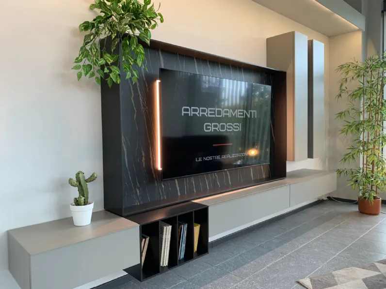 Mobile soggiorno modello Wallover di Caccaro scontato -57%