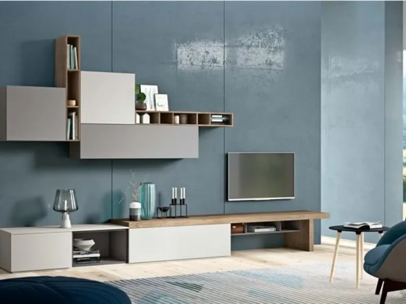 Parete attrezzata Start 03 di Villanova in OFFERTA OUTLET