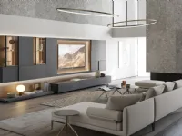 Parete attrezzata in stile design Martina di Artigianale in Offerta Outlet 
