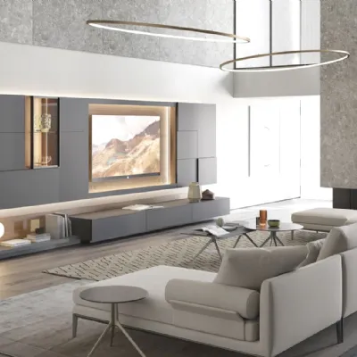 Parete attrezzata in stile design Martina di Artigianale in Offerta Outlet 