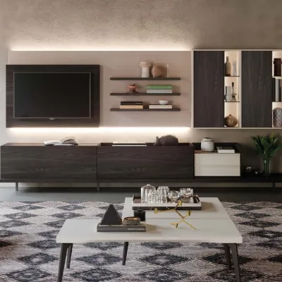 Parete attrezzata modello Skyline 6 di Astor mobili: richiedi il prezzo riservato 