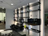 Parete attrezzata in stile moderna Zenit di Rimadesio a prezzo Outlet 