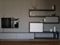 Parete attrezzata Side system Fimar in stile design a prezzo scontato
