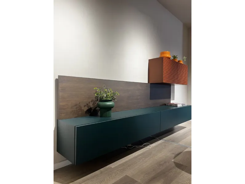 Parete attrezzata in stile design L- zero29 di Devina nais a prezzo Outlet 