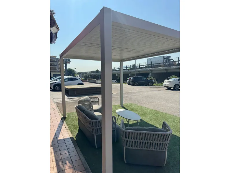 Pergotenda Pergola ocean 3x4 bianca Bizzotto ad un prezzo mai cos piccolo