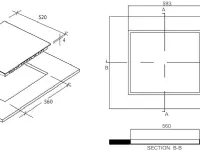 Piano cottura Chw6lbx dell'azienda Candy a prezzo Outlet