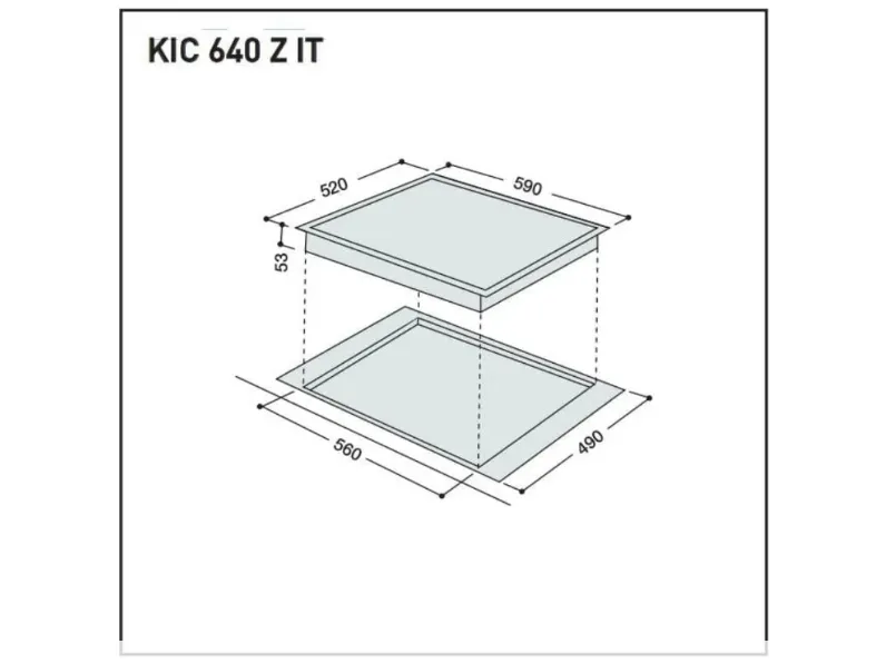 Piano cottura modello Kic 640 z it del brand Hotpoint ariston a prezzo ribassato