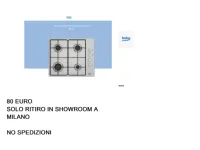 Piano cottura modello Piano cottura gas inox del brand Beko a prezzo scontato 