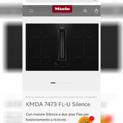 Piano cottura modello Piano cottura miele kmda7473fl-u M�ele a PREZZI OUTLET