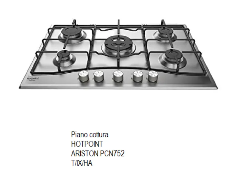 Piano cottura modello Pcn752 t/ix/ha Hotpoint ariston a PREZZI OUTLET