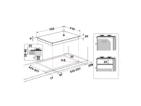 Innovativo piano cottura Piano cottura l.75 inox pcn752u/ix/ha di Hotpoint ariston a prezzi outlet