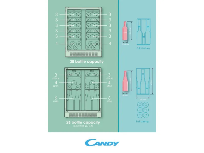 Cantinetta incasso 60 cm Candy: piccoli apparecchi elettrici a prezzo scontato