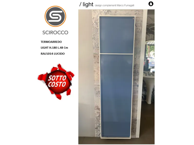 Elettrodomestico Radiatore termoarredo scirocco light Artigianale a prezzi outlet