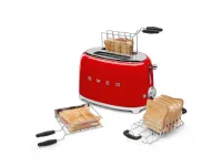 Piccoli elettrodomestici Smeg Tostapane rosso in Offerta Outlet