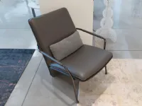 Poltroncina modello Arabesque Poltrona frau in Pelle in Offerta Outlet