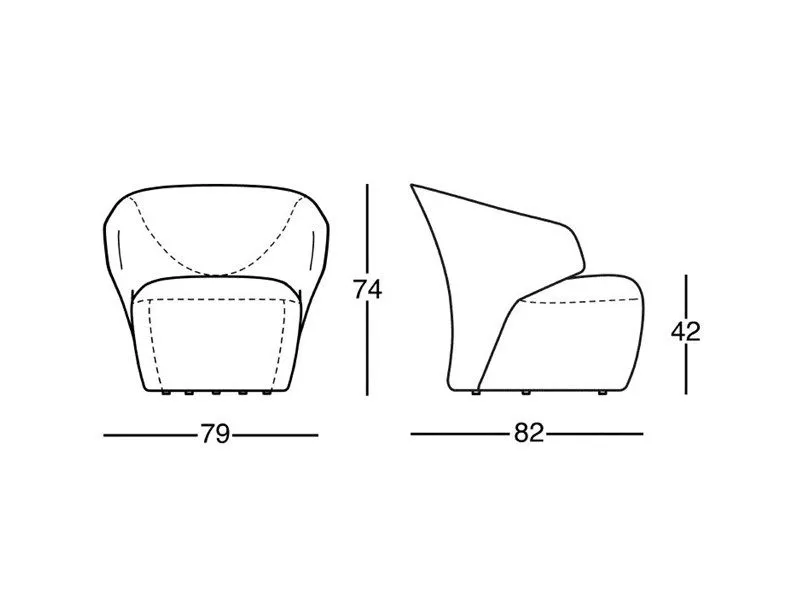 Poltroncina Arom a marchio Zanotta SCONTATA