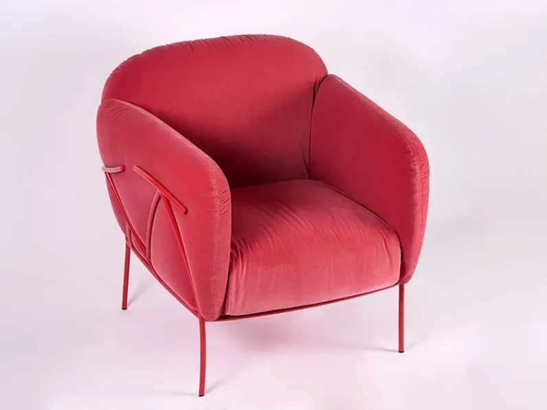 Poltrona Corallo Bonaldo in Tessuto SCONTATA